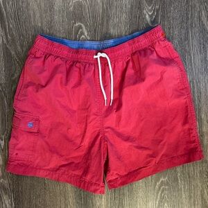 Brooks Brothers Red Swim Shorts size large Mens Swim Trunks
